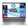 thumbnail image 1 of HP Probook 460 AI Business Laptop 16.0in IPS WUXGA Display (Intel Core Ultra 7 155U, 16GB DDR5, 512GB PCIe SSD, Intel Graphics, Backlit KB, Fingerprint, WiFi 6E, Webcam, Bluetooth 5.3, Win 11 Home), 1 of 7