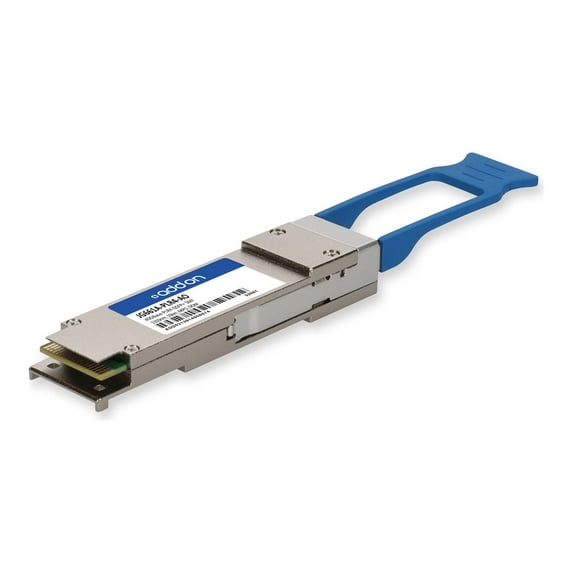 AddOn - QSFP+ transceiver module (equivalent to: HP JG661A-PLR4) - 40GbE - 40GBase-PLR4 - MPO single-mode - up to 6.2 miles - 1310 nm - TAA Compliant - for HPE 5900AF-48XG-4QSFP, 5900AF-48XG-4QSFP+; FlexFabric 12900E, 12900E 36-Port, 12902E