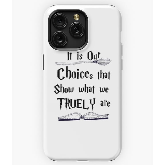 HP Quotes Harry Potter Inspired Fan Art Graphic A11895 Phone Case for iPhone 11 to 17 Pro Max