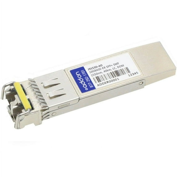 AddOn HP J9153D Compatible TAA Compliant 10GBase-ER SFP+ Transceiver SMF 1550nm 40km LC DOM J9153DAO