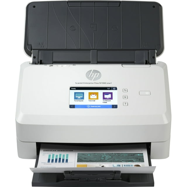 HP ScanJet Enterprise Flow N7000 snw1 Scanner, New, 6FW10A#BGJ, White