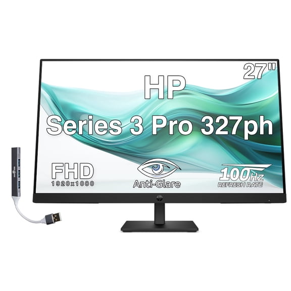 HP Series 3 Pro 327ph 27 FHD IPS 5ms Anti-Glare Monitor w/DKZ Port Hub