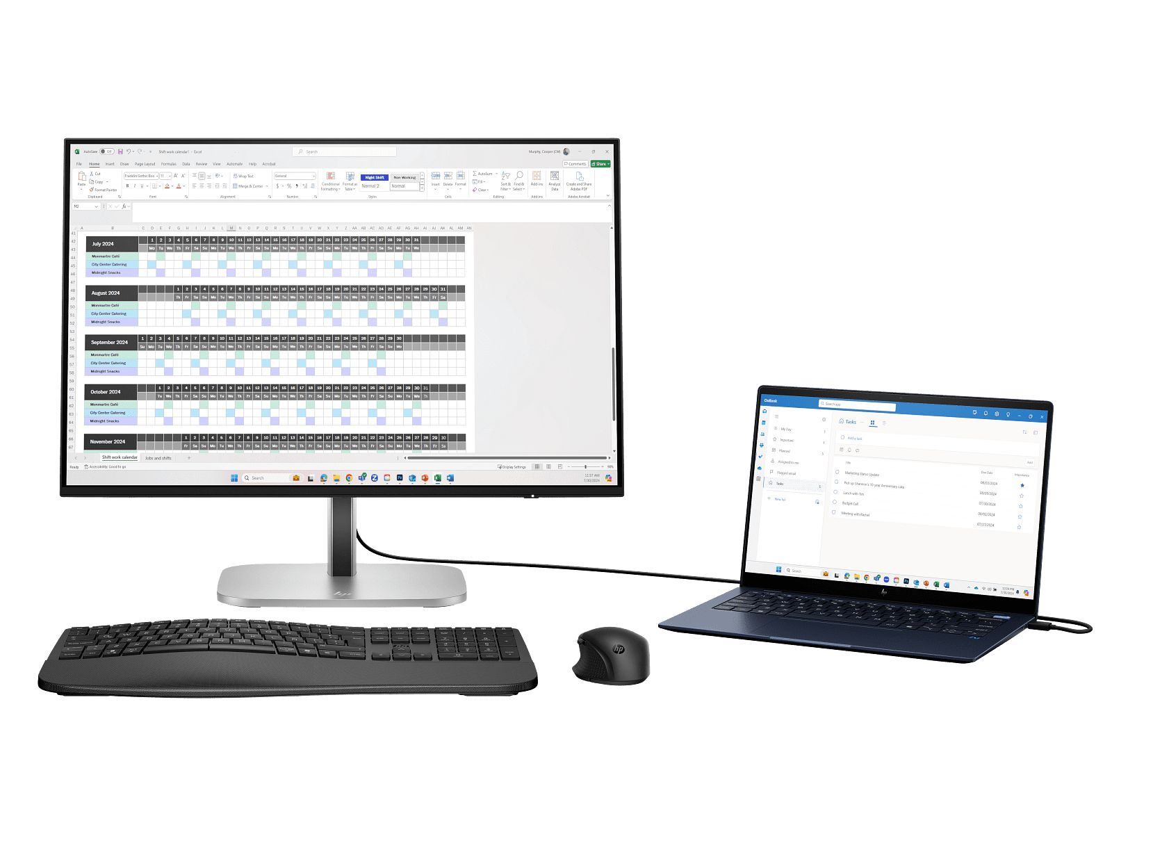 HP Series 5 Pro 24 inch WUXGA Monitor - 524pn 24
