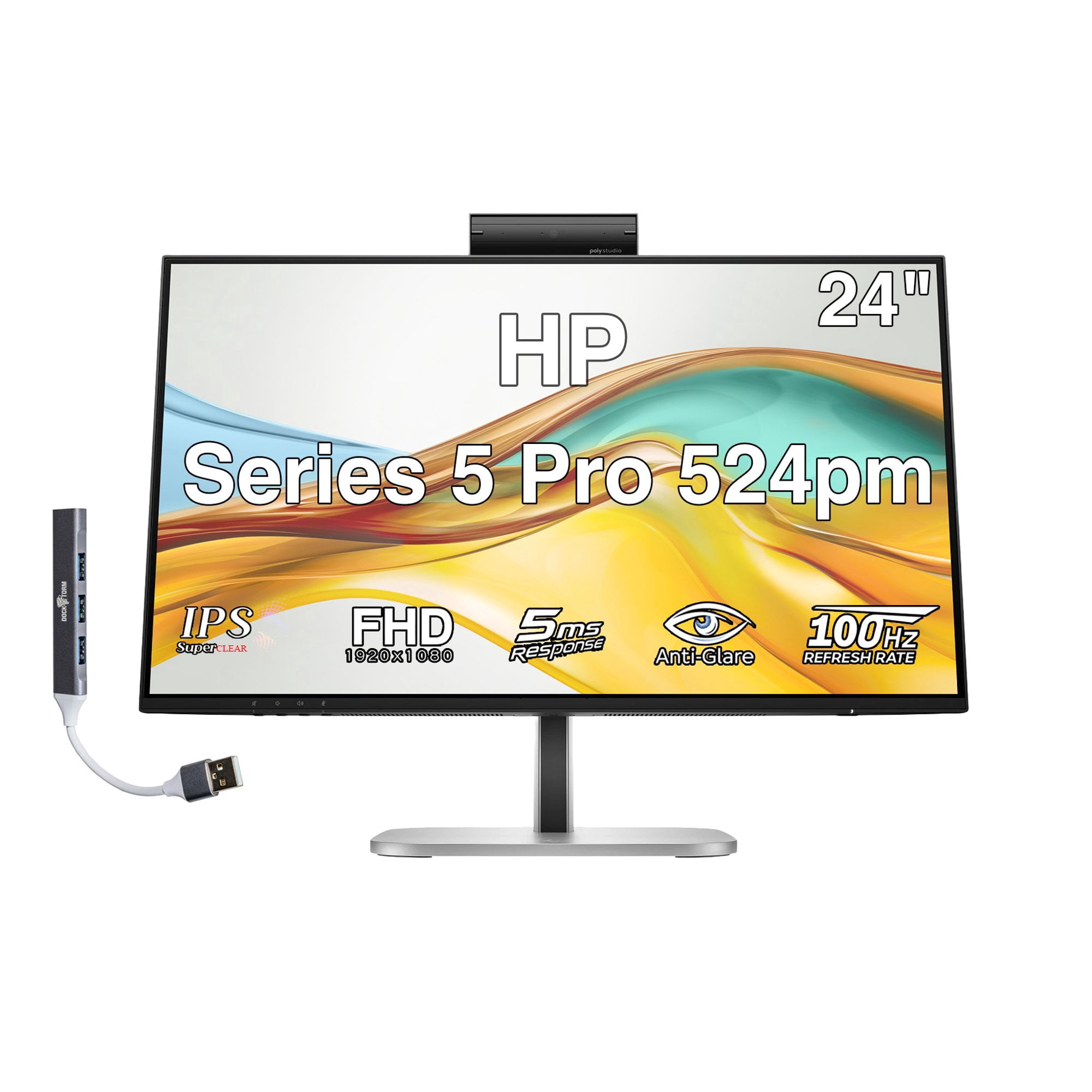 HP Series 5 Pro 24 inch WUXGA Monitor - 524pn 24