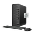 thumbnail image 1 of HP Slim Desktop, Intel Core i3-10105, 8GB RAM, 256GB SSD, Dark Black, Windows 11 Home, S01-pF2013w, 1 of 7