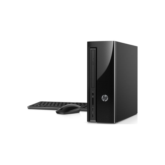 Pre-Owned HP Slim Desktop Tower, Intel Core i3 - 7th Gen, 8GB, 1TB, DVD, Black, 270-p043w