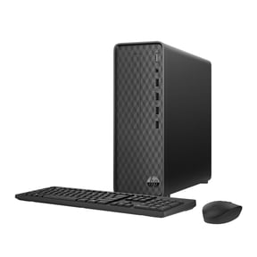 HP Slim Windows Desktop Intel Core i3-12100 8GB RAM 512GB SSD Dark Black