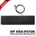 thumbnail image 1 of NEW HP Black Slim Wired USB Keyboard DIB (US) L96909-001, 1 of 8