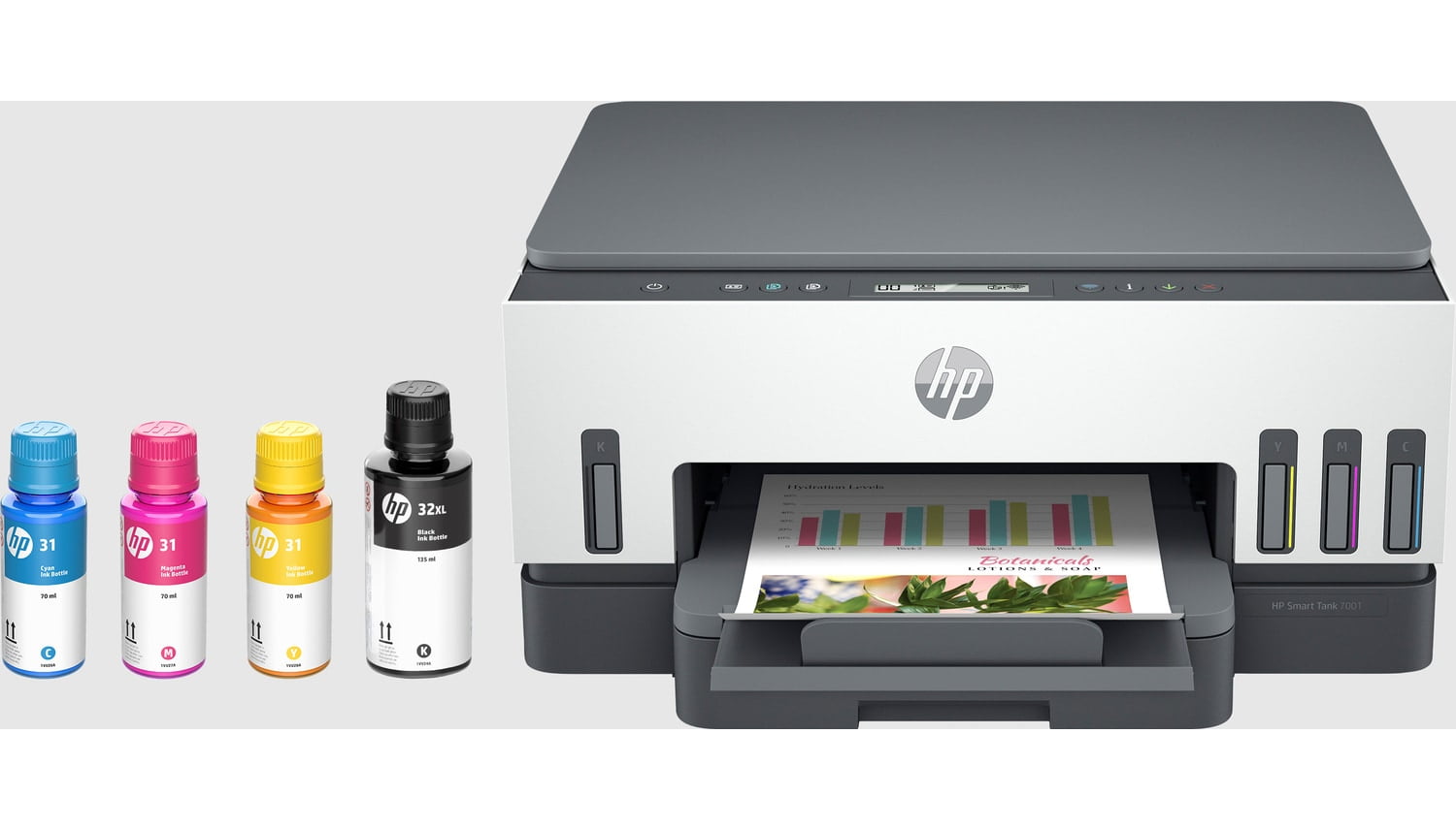 White Wireless Multifunction Inkjet Printer with Scanner