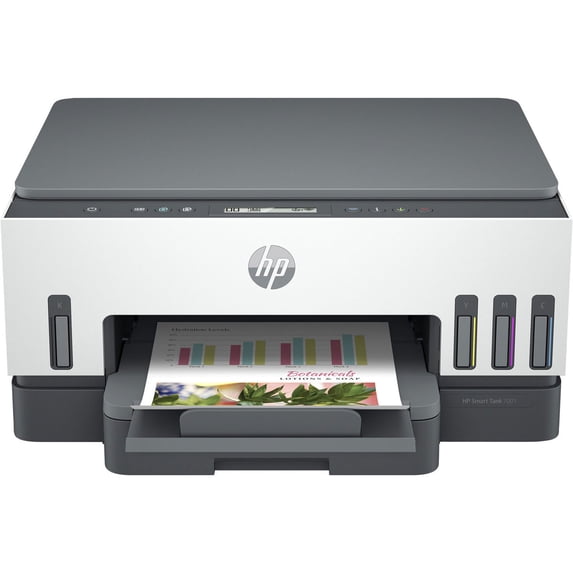 HP Smart Tank 7001 Wireless All-in-One Cartridge-free Ink Tank Printer with up to 3 years of ink included, AI-capable (28B49A)