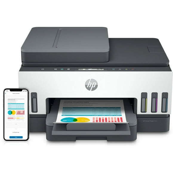 HP Smart Tank 7301 Wireless All-in-One Cartridge-free Ink Tank Printer with up to 3 years of ink included, AI-capable (28B70A)