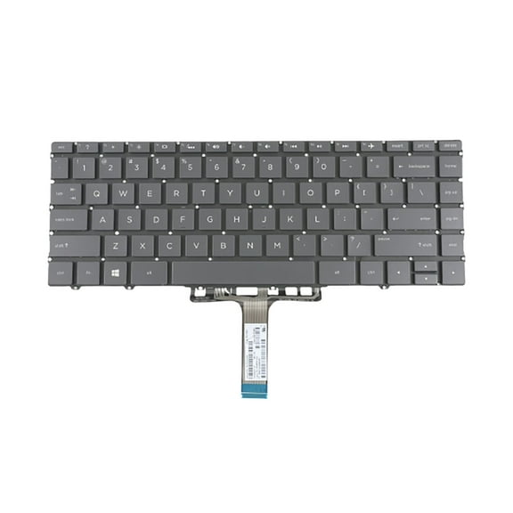 HP Spcetre 13-AF 13T-AF Laptop Backlight US Keyboard Dark ASH L04976-001