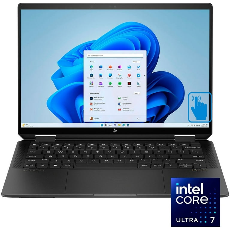 HP Spectre x360 Home/Business 2-in-1 Laptop (Intel Ultra 7-155H 16-Core, 32GB LPDDR5X 7466MHz RAM, 2TB PCIe SSD, Intel Arc, 14.0in 120 Hz Touch 2.8K HP Spectre x360 Home/Business 2-in-1 Laptop (Intel Ultra 7-155H 16-Core, 32GB LPDDR5X 7466MHz RAM, 2TB PCIe SSD, Intel Arc, 14.0in 120 Hz Touch 2.8K