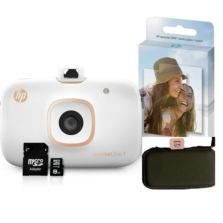 HP Sprocket 2-in-1 ポータブルプリンター HP Sprocket 2-in-1 Instant Camera & Pocket Photo Printer + Travel