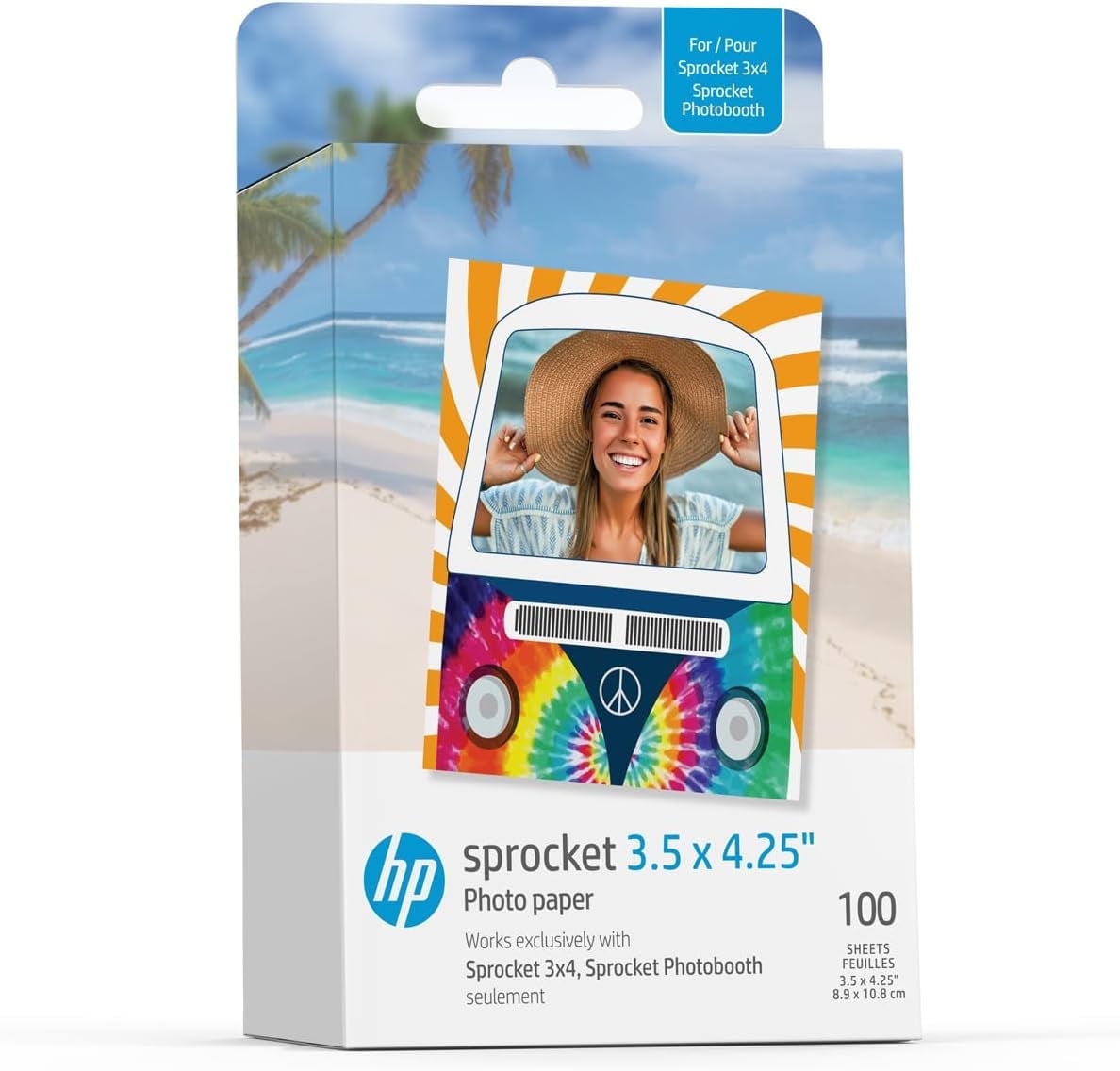 HP Sprocket Studio Plus Printer: 4x6” Photo Paper