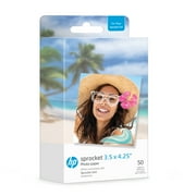 HP Sprocket 3.5x4.25” Zink Photo Paper (50 Pack) for The HP Sprocket 3x4 Printer