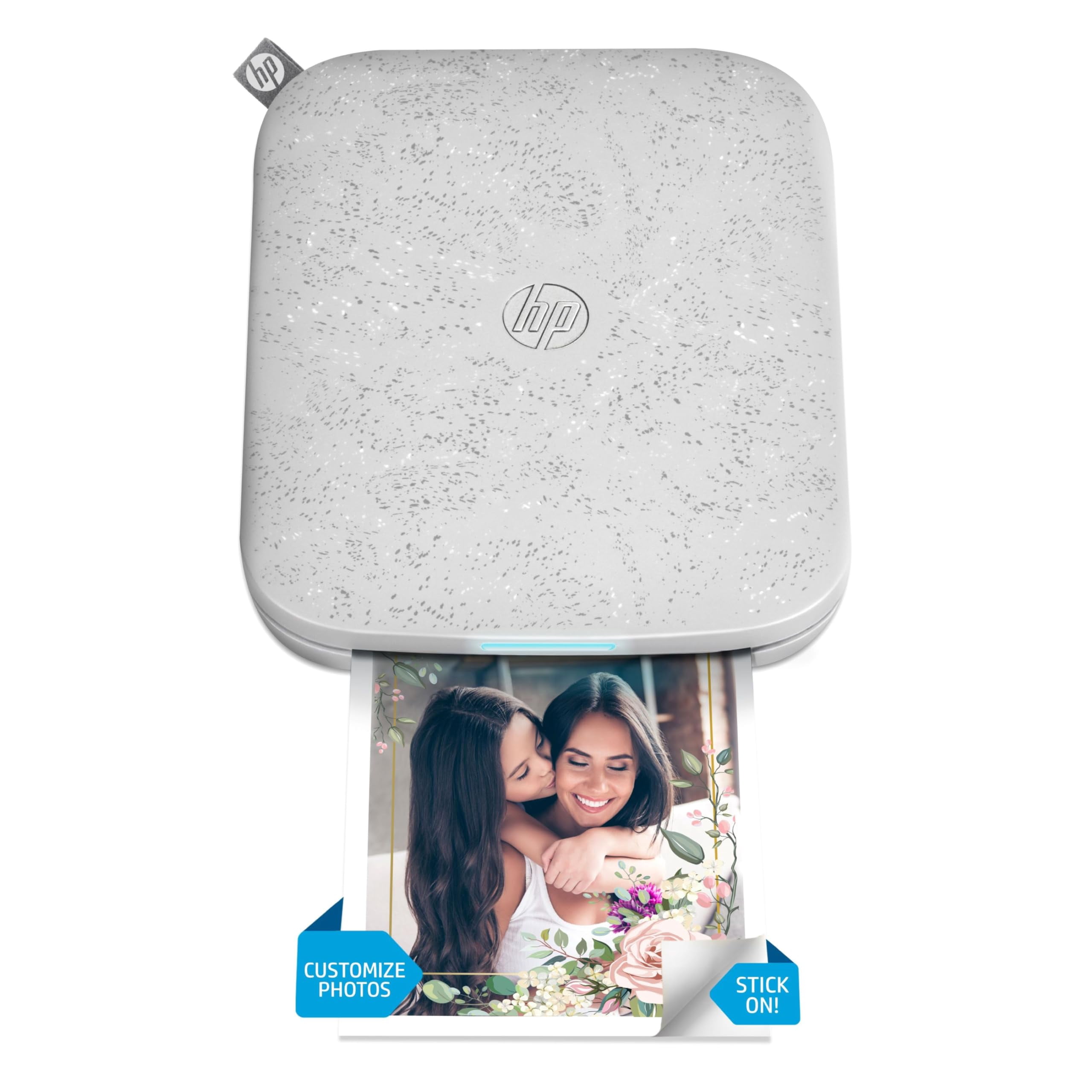 HP Sprocket 3x4 Instant Compact Photo Printers, Bundle, with Zink Paper, White, New, 1 Count, 1 Pack