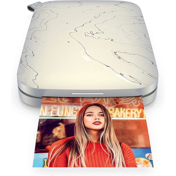 HP Sprocket Select Portable 2.3x3.4" Zink Photo Printer (Eclipse) for iOS & Android Devices