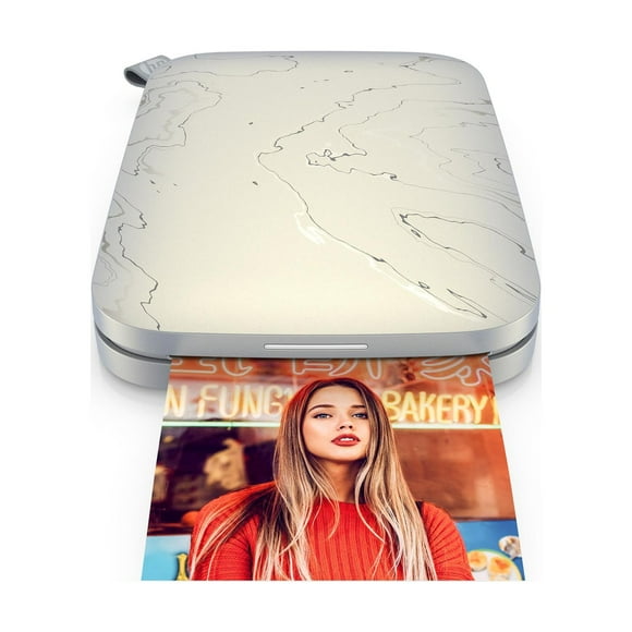 HP Sprocket Select Portable Instant Photo Printer for Android and iOS devices (Eclipse) Prints on 2.3x3.4 Sticky-Backed Zink Photo Paper.