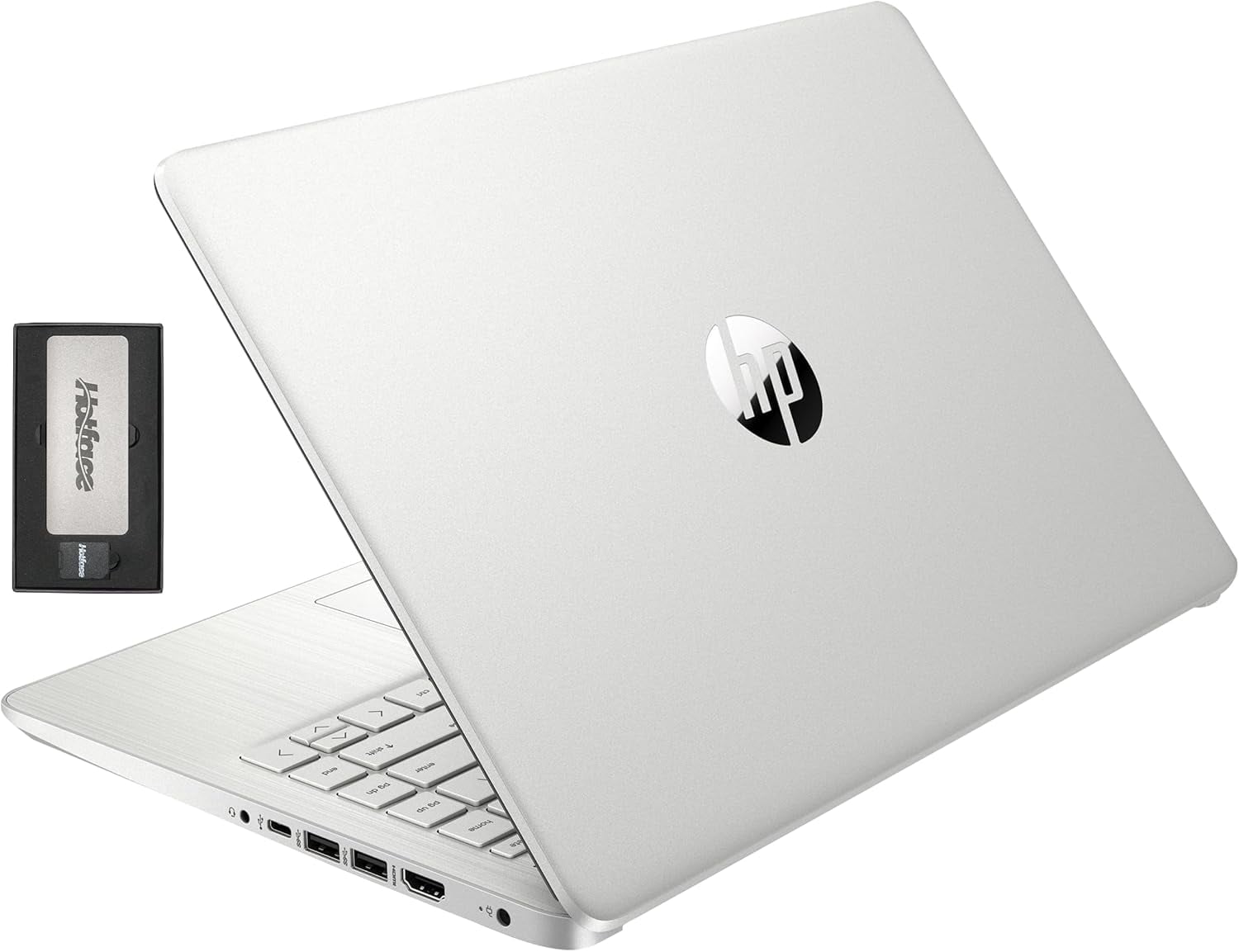 HP Stream 14" HD BrightView Laptop, Intel Celeron N4120, 8GB RAM, 416GB Storage (128GB eMMC + 288GB Docking Station Set), Intel UHD Graphics, 720p Camera, Wi-Fi, 1 Year Office 365, Win 11 S, Silver
