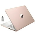 thumbnail image 1 of HP Stream 14" HD BrightView Laptop, Intel Celeron N4120 Processor, 16GB RAM, 64GB Storage, Intel HD Graphics, 720p Webcam, 1 Year Office 365, Gold, Win 11 S, 32GB Hotface USB Card, 1 of 5