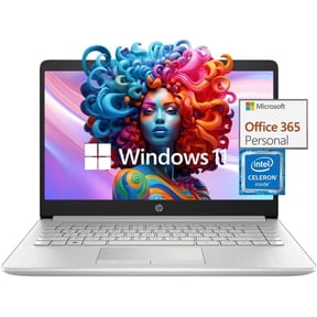 HP Stream 14" HD Laptop, Intel Celeron N4120, 4GB RAM, 64GB eMMC, Intel UHD Graphics 600, Windows 11 Home in S Mode