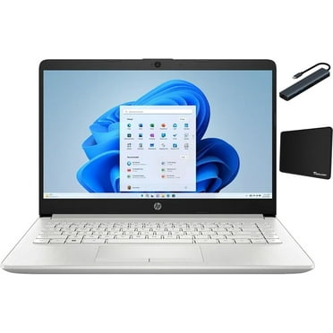 HP Stream 14'' HD Laptop, Intel Celeron N4120 Processor, 4GB RAM, 64GB eMMC, Windows 11 Home in S mode, 1 Year Office 365 Included, Silver, with Tigology Accessories