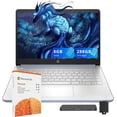 thumbnail image 1 of HP Stream 14" HD Laptop, Intel Processor N150, 8GB RAM, 288GB Storage(128GB SSD+160GB Docking Station Set), Intel Graphics, 1 Year Office 365, Copilot, Fast Charge, Wi-Fi 6, Win 11 S, Blue, 1 of 9