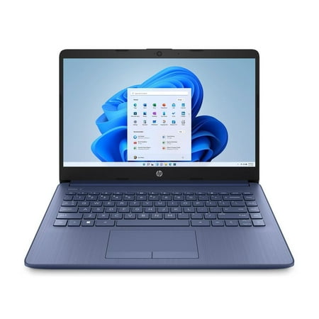HP Stream 14” HD Light and Thin Laptop 4-Core Intel Celeron N4120 Intel UHD Graphics 32GB DDR4 64GB NVMe SSD USB-C WiFi AC RJ-45 BT Webcam HDMI1.4 Windows 11 Home w/RE USB