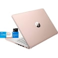 thumbnail image 1 of HP Stream 14 Laptop, Intel Celeron Core, 16 GB RAM, 64 GB Storage, 14" HD Anti-Glare Display, Windows 11, Long Battery Life, Thin & Portable, Includes 1-Year Microsoft 365, TiTac, Rose Gold, 1 of 1