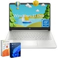 thumbnail image 1 of HP Stream 14" Laptop for Student Business, Intel Quad-Core N4120, 16GB RAM, 384GB Storage(128GB eMMC+256GB Micro SD), 1-Year Microsoft 365, Windows 11 Pro, 1 of 6