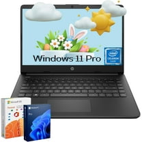 HP Stream 14" Laptop for Student Business, Intel Quad-Core N4120, 16GB RAM, 384GB Storage(128GB eMMC 256GB Micro SD), 1-Year Microsoft 365, Windows 11 Pro