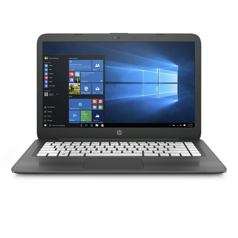 HP Stream 14-ax030wm 14” Smoke Gray, Windows 10 Home, Office 365 Personal  1-year included, Intel Celeron Processor N3060, 4GB Memory, 32GB Storage