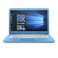 thumbnail image 1 of HP Stream 14-cb111wm 14" Laptop, Windows 10, Office 365 Personal 1-year subscription, IntelCeleronN4000, 4GB Memory, 32GB eMMC Storage, Aqua Blue, 1 of 4