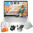 thumbnail image 1 of HP Student Business Laptop Computer - w/1 Year Office 365, 8GB RAM, 128GB UFS & 256GB Extend Micro SD & 1TB Cloud, Intel 4-Core Processor, HD Display, Windows 11 Pro(Green), 1 of 7