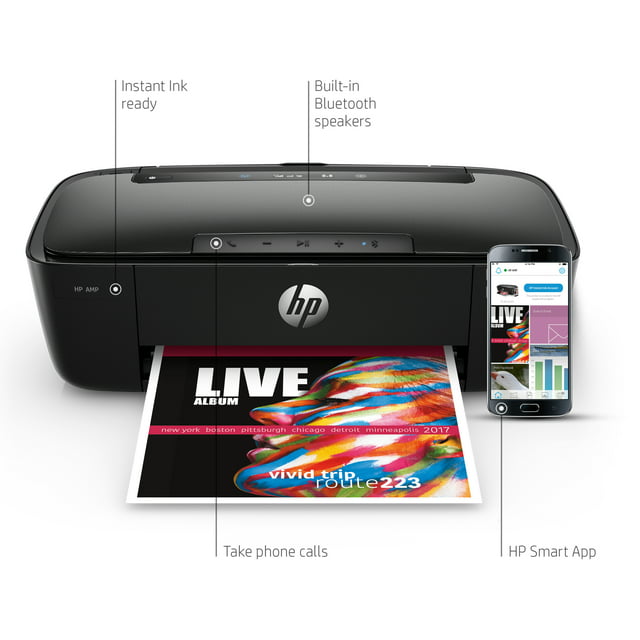 HP T8X39A#1H5 AMP 100 Printer with built-in Bluetooth speaker