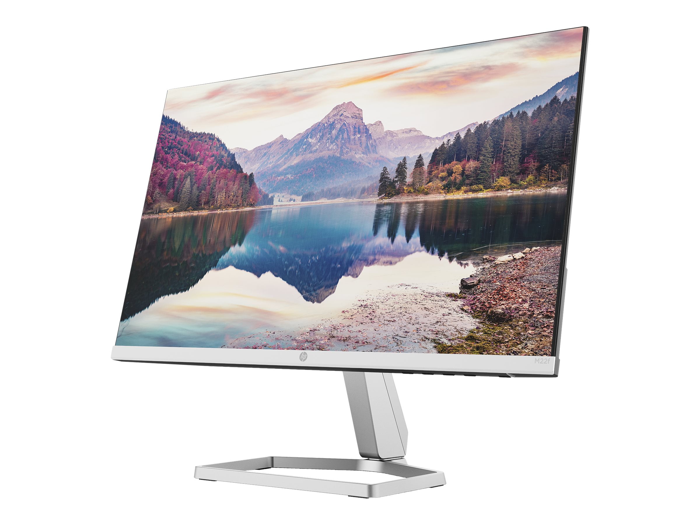 HP M22f - M-Series - LED monitor - 22" (21.5" viewable) - 1920 x 1080 Full HD (1080p) @ 75 Hz - IPS - 300 cd/m - 1000:1 - 5 ms - HDMI, VGA