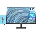 thumbnail image 1 of HP V24v G5 FreeSync Monitor 65P62AA#ABA Bundle with Docztorm Dock, 24" FHD VA (1920x1080) 75Hz Display, 1 HDMI 1.4, 1 VGA, Anti-Glare, Ideal for Home & Business, Black (2023 Latest Model), 1 of 6