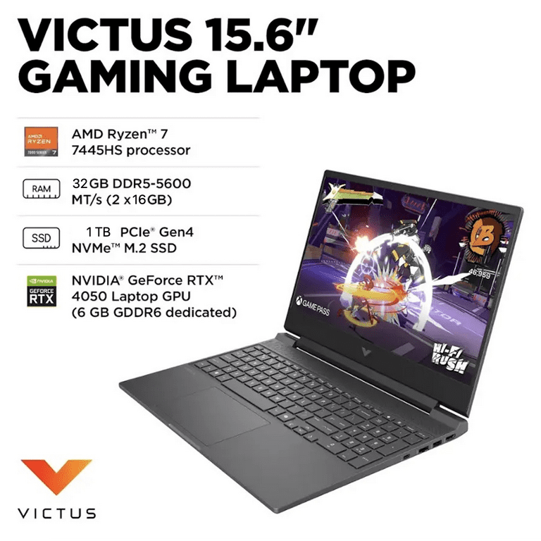 HP Victus 15 Ryzen 7　メモリ 32GB　SSD 1TB Amazon.com: HP Victus 15 Gaming Laptop, 15.6
