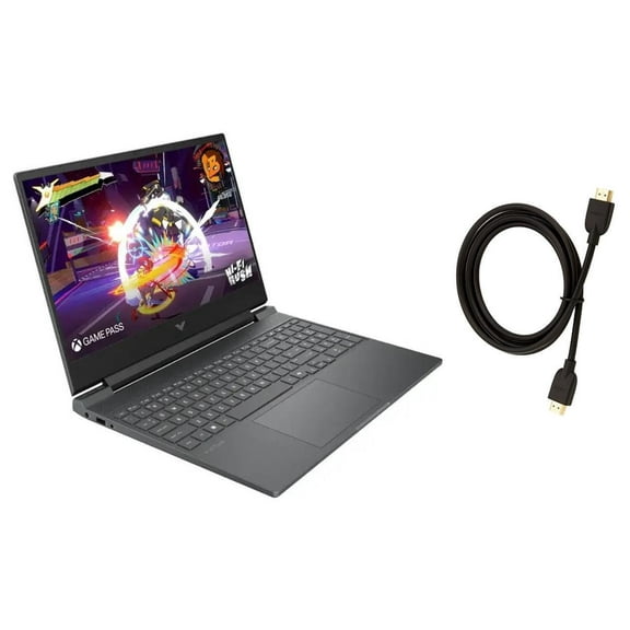 HP Victus 15.6" 144Hz Full HD Gaming Laptop |Intel Core i5-13420H | NVIDIA GeForce RTX 3050 | Copilot |Backlit| Silver | 8GB RAM | 512GB SSD |Windows 11 Home |Bundle with HDMI Cable