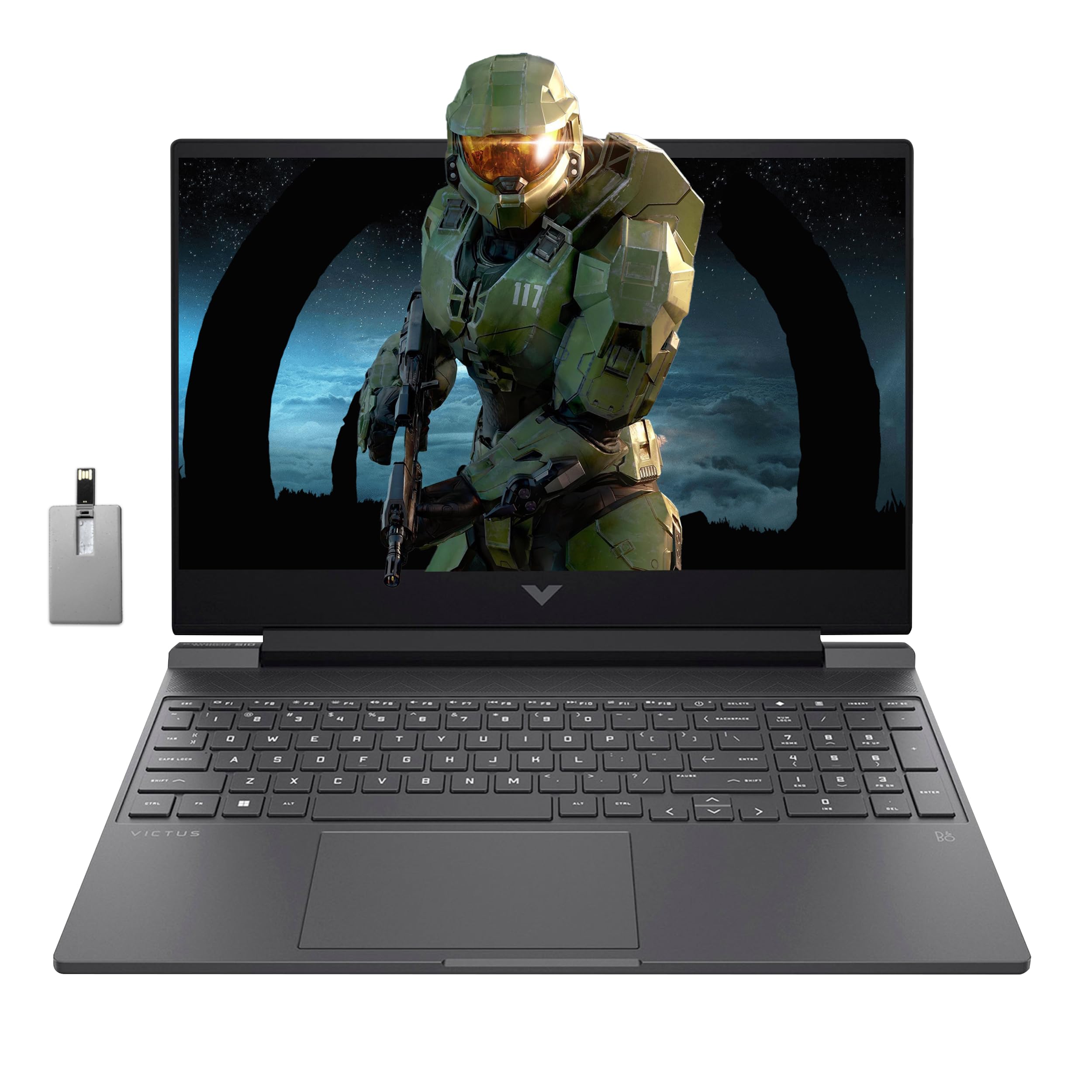 HP Victus 15.6" 144Hz Gaming Laptop, Intel Core i512450H, 32GB RAM, 1TB PCIe SSD, NVIDIA GeForce GTX