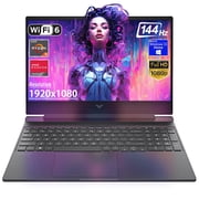 HP Victus 15.6 FHD 144Hz Gaming Laptop, AMD Ryzen 5-7535HS, AMD Radeon RX 6550M Beats RTX 2050, Backlit Keyboard, Windows 11 Home, w/Cloth 16GB RAM |512GB PCIe SSD