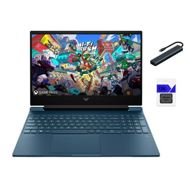 HP Victus 15.6'' FHD 144Hz Gaming Laptop, Intel Core i5-12450H, 16GB RAM, 1TB SSD, NVIDIA GeForce RTX 3050, Backlit Keyboard, SD Card Reader, Windows 11 Home, Blue with Accessories