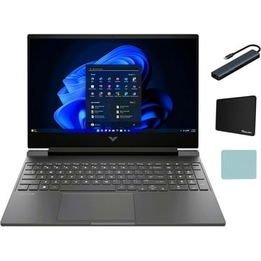HP Victus 15.6’’ FHD IPS 144Hz Gaming Laptop, AMD Ryzen 5-8645HS, 16GB DDR5, 512GB SSD, NVIDIA GeForce RTX 4050(6GB GDDR6), Backlit KB, Win11 Home, Mica Silver with Tigology Accessories