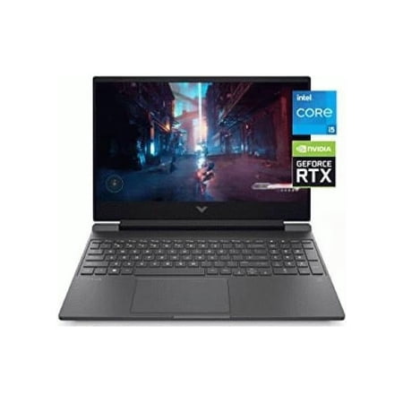 HP Victus 15.6" Notebook NVIDIA GeForce RTX 3050 8GB RAM 512GB SSD Mica Silver - Intel Core i5 i5-12500H - NVIDIA GeForce RTX 3050 - HP Wide Vision 720p HD camera - Wi-Fi 6 - Windows 11 Home