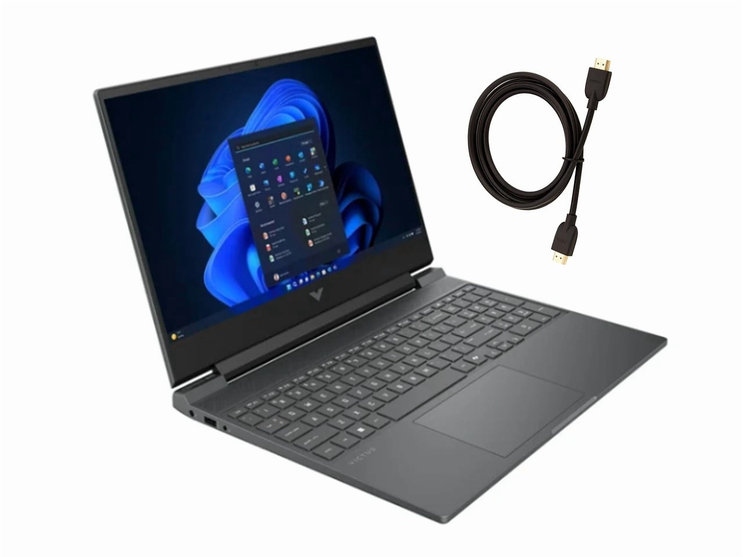 HP Victus 15.6 inch FHD 144Hz Gaming Laptop | Intel Core i5-13420H | NVIDIA GeForce RTX 4050 6GB | Backlit | Mica Silver| 16GB RAM | 512GB SSD | Windows 11 Home | Bundle with HDMI Cable