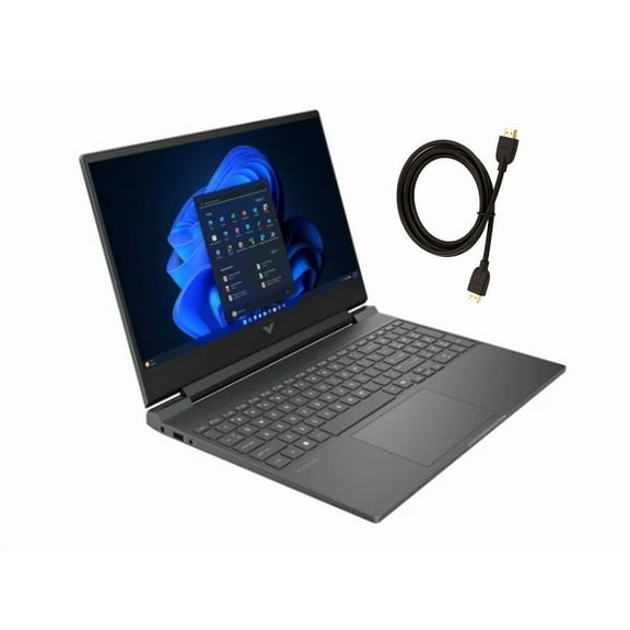HP Victus 15.6 inch FHD 144Hz Gaming Laptop | Intel Core i5-13420H | NVIDIA GeForce RTX 4050 6GB | Backlit | Mica Silver| 16GB RAM | 512GB SSD | Windows 11 Home | Bundle with HDMI Cable