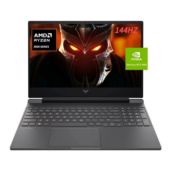 HP Victus 15.6 inch FHD IPS 144Hz Gaming Laptop AMD Ryzen 5-8645HS NVIDIA GeForce RTX 4050 8GB DDR5 512GB SSD Backlit Mica Silver (2024)