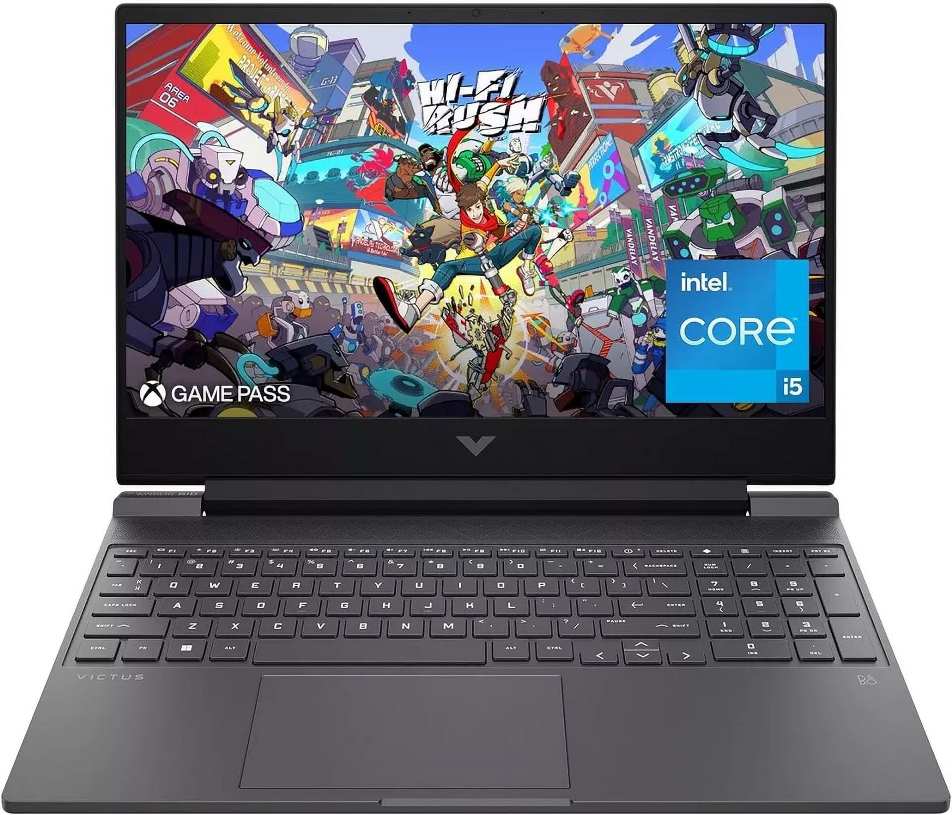HP Victus 15-fa1029nr 15.6" Full HD 144Hz Gaming Laptop, Intel Core i5-12450H 2.0GHz, 8GB RAM, 512GB SSD, NVIDIA GeForce RTX 2050 4GB, Windows 11 Home, Black