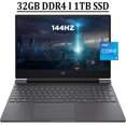 thumbnail image 1 of HP Victus 15 Gaming Laptop 15.6" FHD IPS Anti-glare Display 12th Gen Intel 12-Core i5-12500H Processor 32GB DDR4 1TB SSD NVIDIA GeForce RTX 3050 4GB Backlit Keyboard B&O HDMI USB-C Win11 Black, 1 of 4